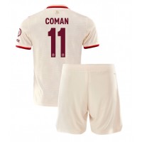 Bayern Munich Kingsley Coman #11 Tretí Detský futbalový dres 2024-25 Krátky Rukáv (+ trenírky)